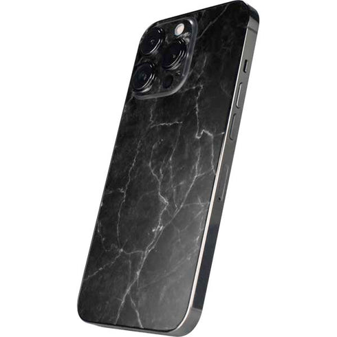 Black Marble iPhone 16 Pro Skin